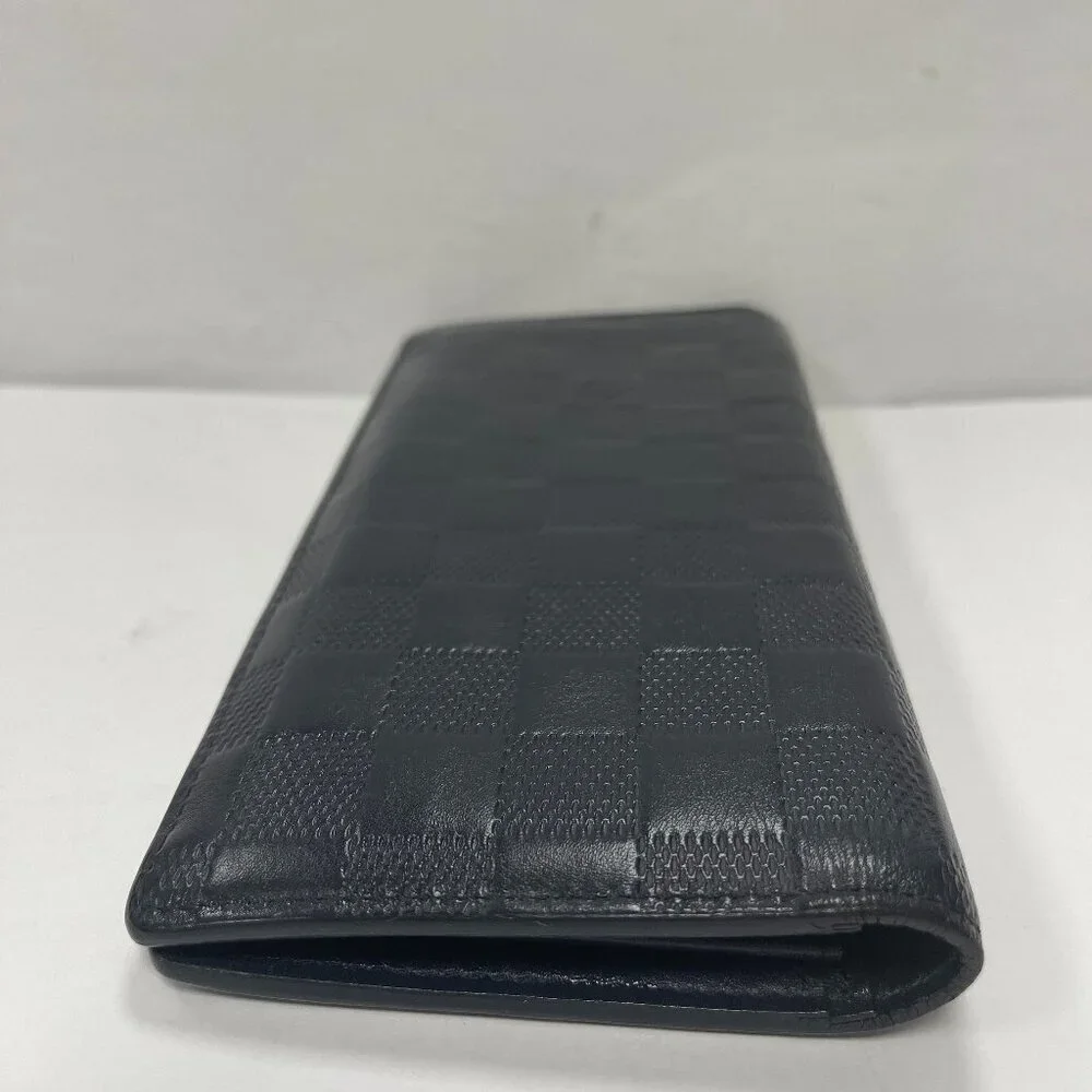 LOUIS VUITTON Damier Infini Portefeuille Bifold Wallet - Black - Preowned